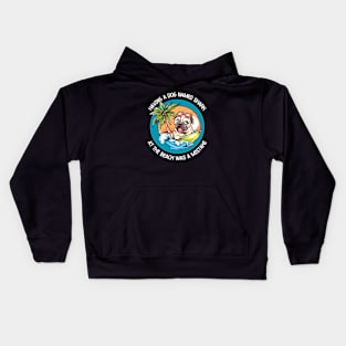 Having A Dog Named Shark At The Beach Was A Mistake Kids Hoodie